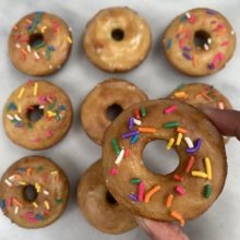 Gluten-free Healthier Glazed Donuts