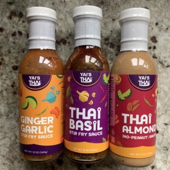 Gluten-free sauces and dressings by Yai's Thai