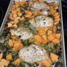 Gluten-free Chicken & Veggie Sheet Pan Dinner