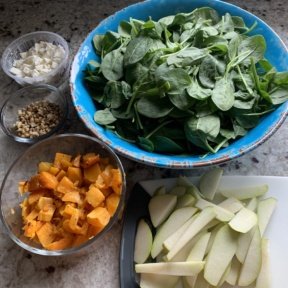 Ready to make Roasted Squash & Pear Salad with Lemon-Mustard Dressing