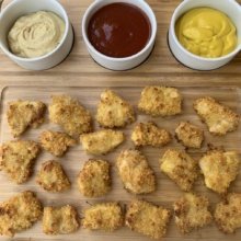 Amazing gluten free Quinoa Coated Chicken Nuggets