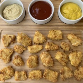 Amazing gluten free Quinoa Coated Chicken Nuggets