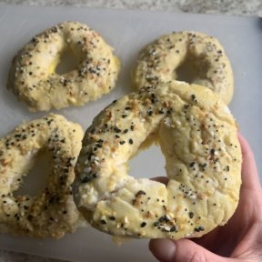 Gluten Free Bagels out of the oven!