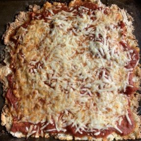 Gluten free Healthy Pizza out of the oven!