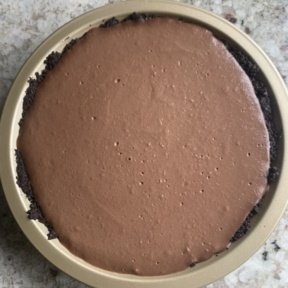Gluten free Chocolate Cream Pie with Oreo cookie crust