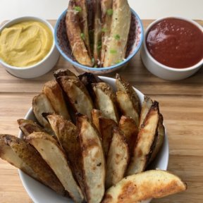 These gluten free Oven Baked Potato Wedges are so good!