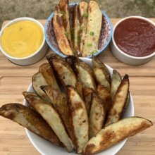 Gluten free Oven Baked Potato Wedges!