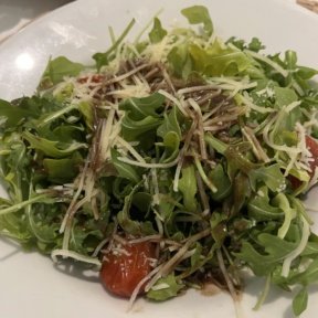 Gluten-free arugula salad from Blue Sail