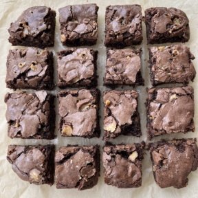 Ready to eat Toffee Chocolate Chip Brownies