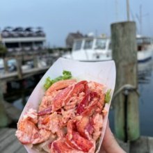 Gluten-free lobster roll from Quarterdeck Restaurant in Edgartown
