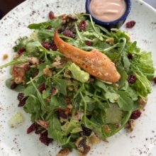 Gluten-free lobster salad from Atlantic Restaurant in Edgartown