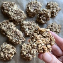 Gluten-free Healthy Banana Oat Cookies