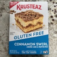 Gluten-free cinnamon swirl crumb cake and muffin mix by Krusteaz