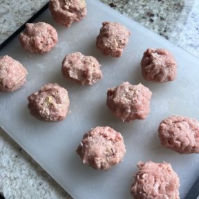 Turkey patties for Sweet Potato Turkey Sliders