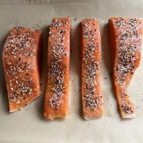 Let's make gluten-free Everything Bagel Crusted Salmon