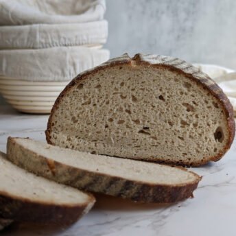 Sliced gluten-free bread from Dishon Bakery