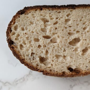 Gluten-free white boule bread from Dishon Bakery