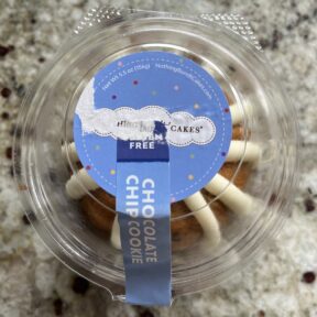 Gluten-free chocolate chip bundtlet from Nothing Bundt Cakes