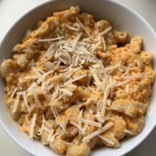 Delicious gluten-free Hidden Carrot Mac & Cheese