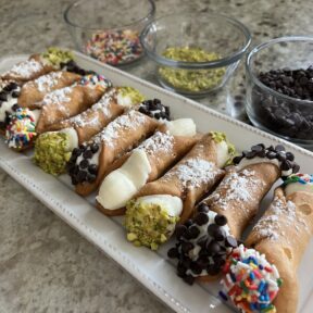 Delicious gluten-free cannolis from Cannolo in Seattle!